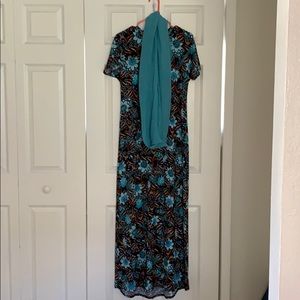 LulaRoe Maria Dress and Scarf